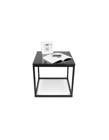 TABLE D'APPOINT PRAIRIE 50 CM MARBRE NOIR