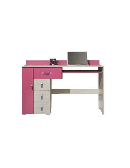 Bureau Enfant Rose Et Blanc De Qualite Livre En 5 Jours