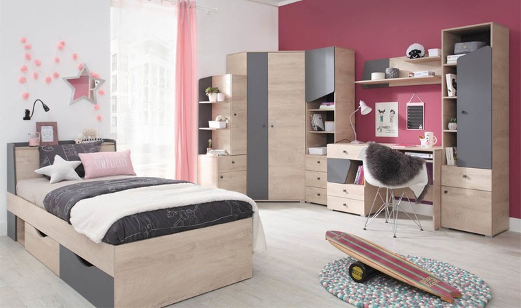 Chambre enfant complète : lit, bureau, trouvez votre style !