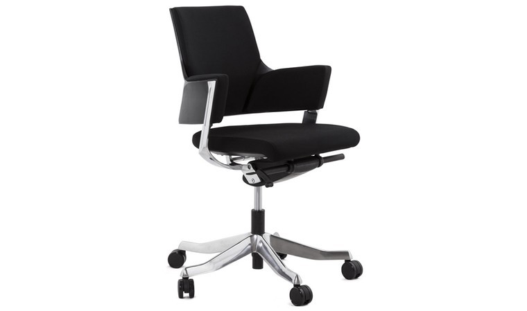 Chaise de bureau ergonomique NOVELLO noire 