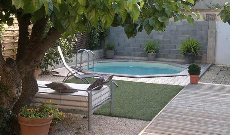 Petite piscine en bois Océa 430 Ubbink ® - House and Garden
