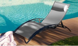 7 idées de Bain de soleil immergé  bain de soleil, transat piscine, bains  de soleil