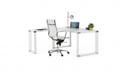 Petit bureau d'angle chêne compact - Idess