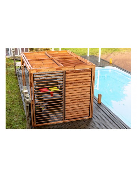 Pergola bioclimatique piscine