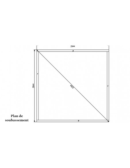 Plan soubassement