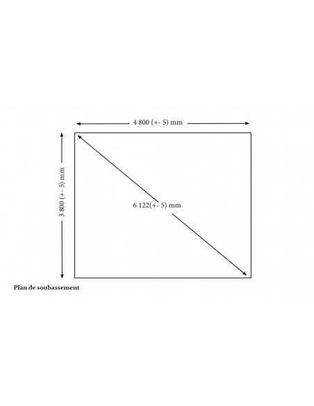 Plan soubassement