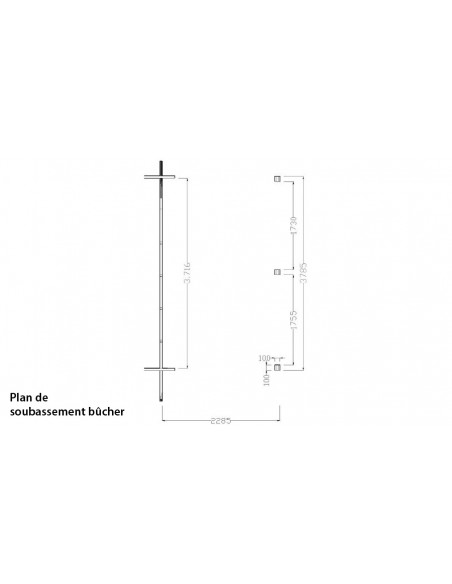 Plan soubassement bucher