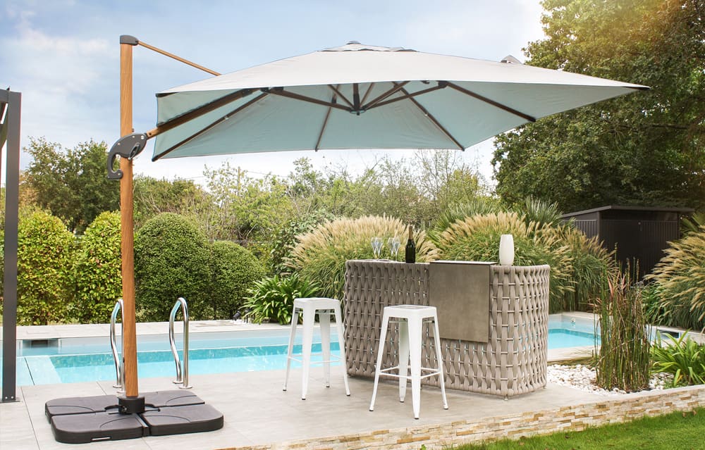 Pince de parasol de terrasse - Support de parasol - Résistant - Pour  balcon, terrasse ou table